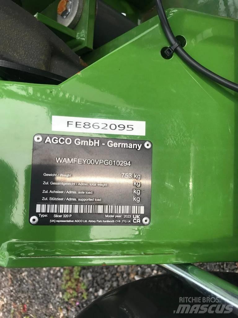 Fendt Slicer 320 P 割草机