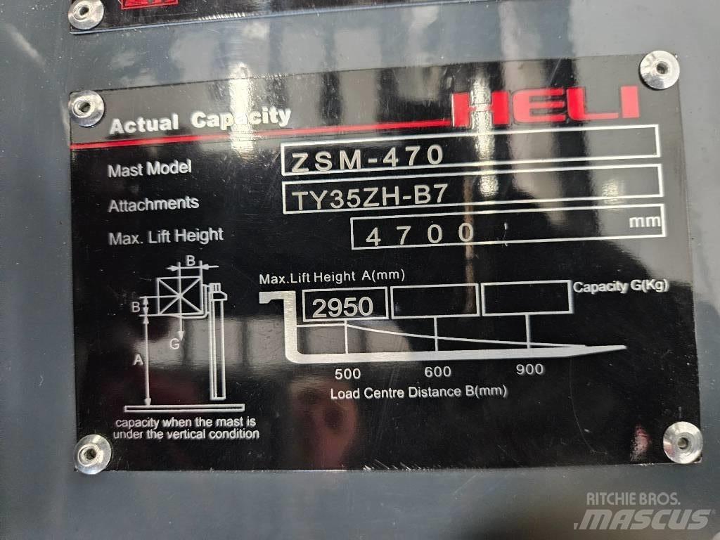 Heli CPCD 35 KU17G3 柴油叉车