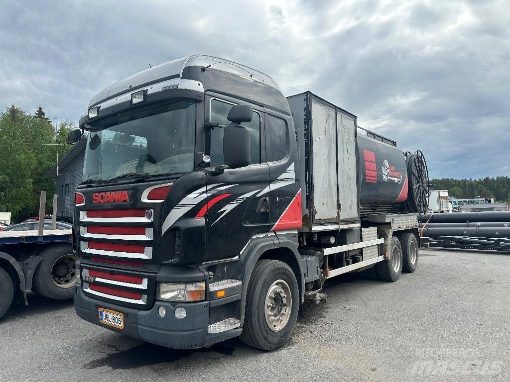 Scania R470 6x2 组合/真空油槽车