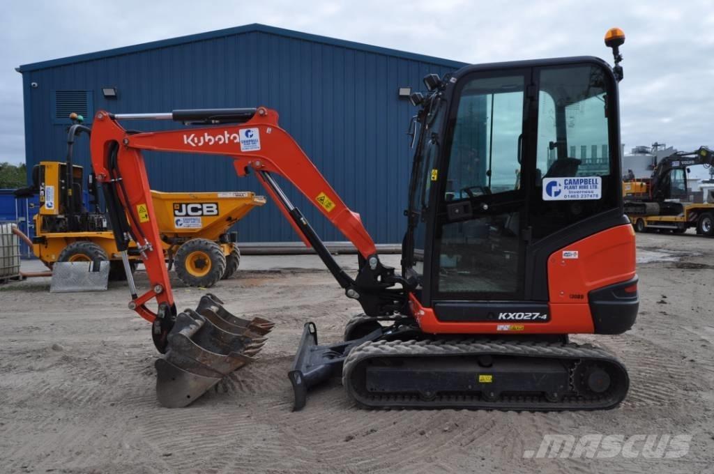 Kubota KX 027-4 小型挖掘机