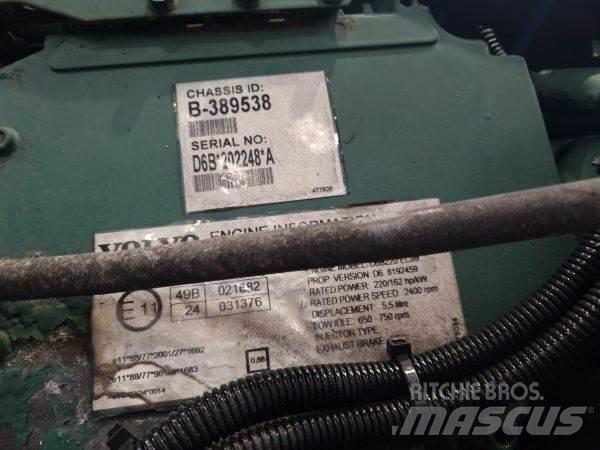 Volvo D6B220 EC09 发动机