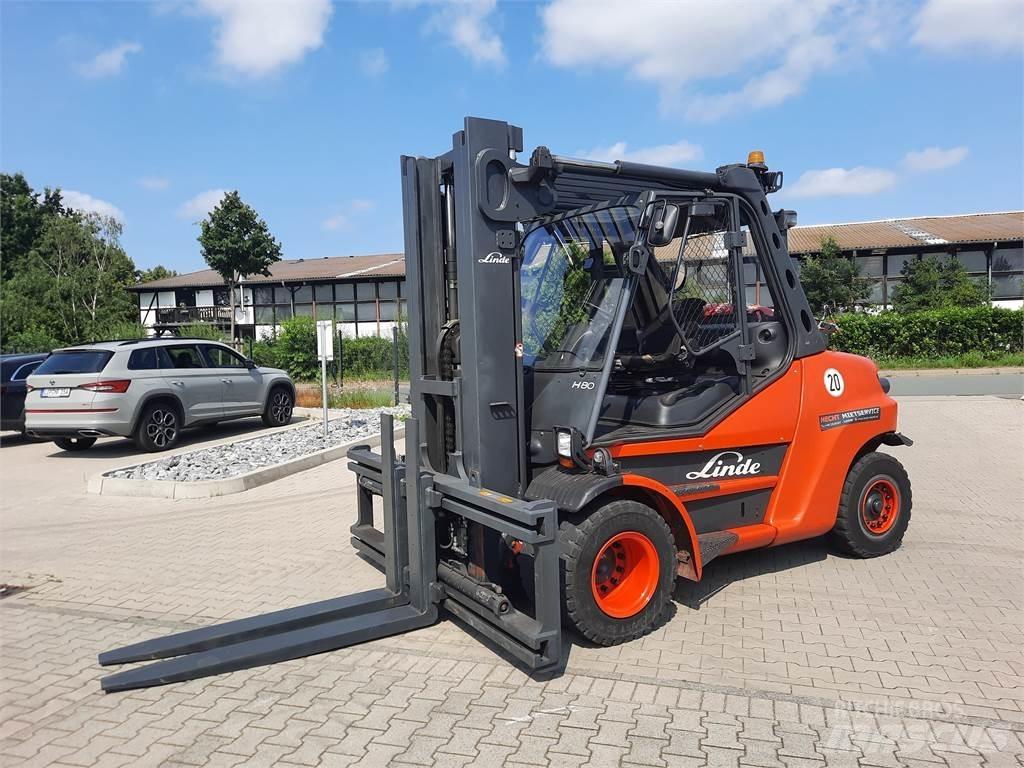 Linde H80T-900 天然气叉车