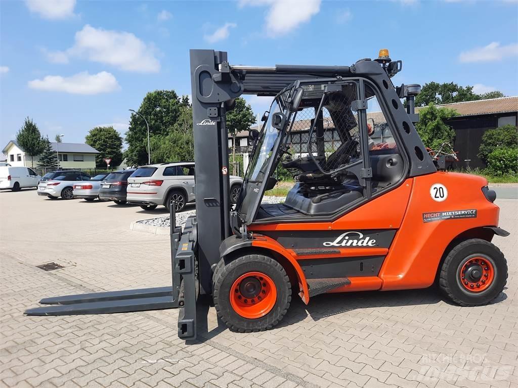 Linde H80T-900 天然气叉车