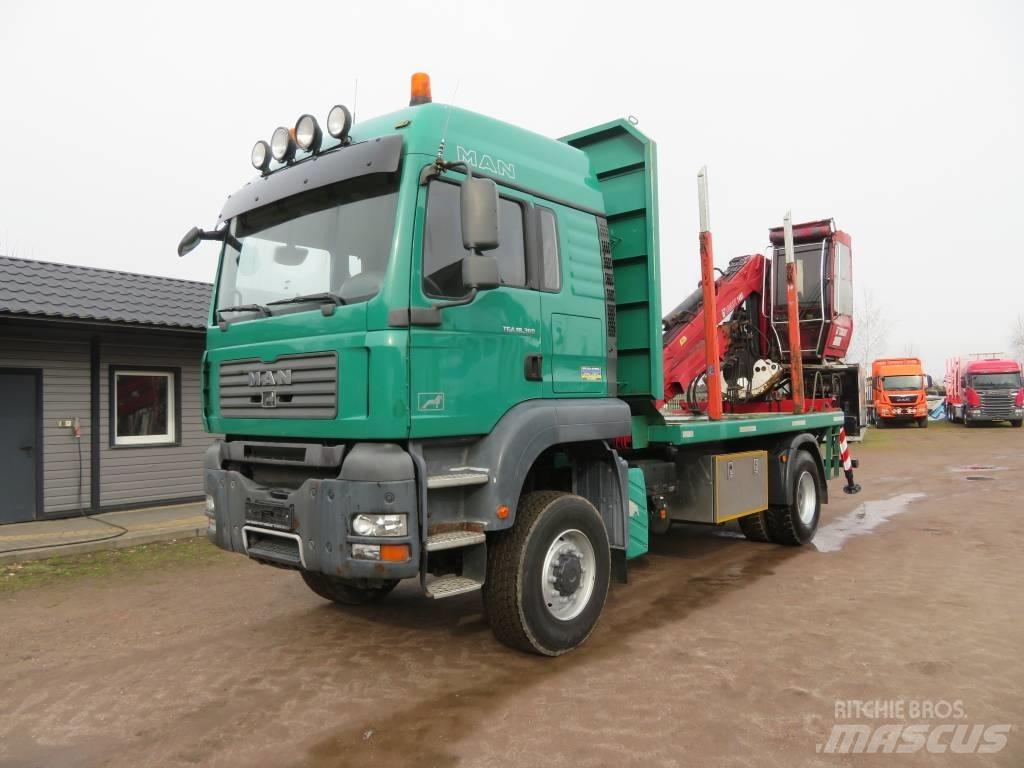 MAN TGA 18.360 木材运输车