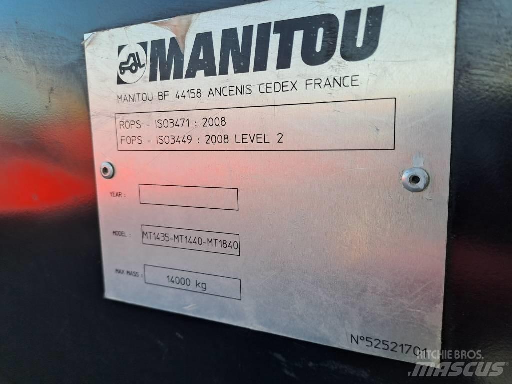 Manitou MT1440E 伸缩臂叉装车|叉装车