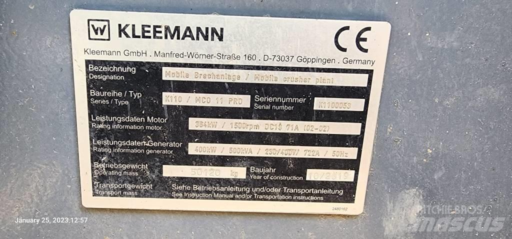 Kleemann MCO 11 PRO 破碎机
