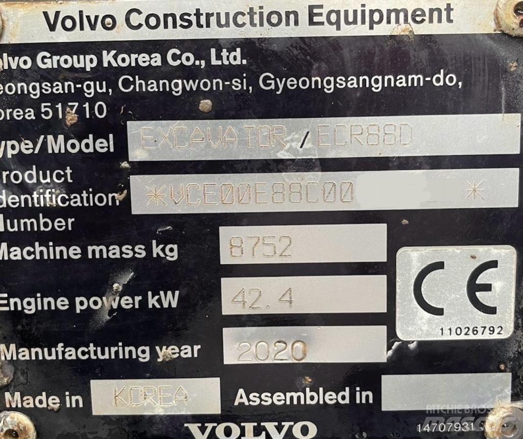 Volvo ECR 88 D Pro 中型挖掘机