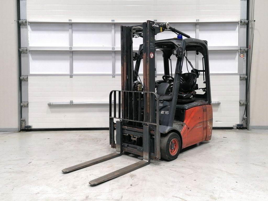 Linde E16C-01 电动叉车