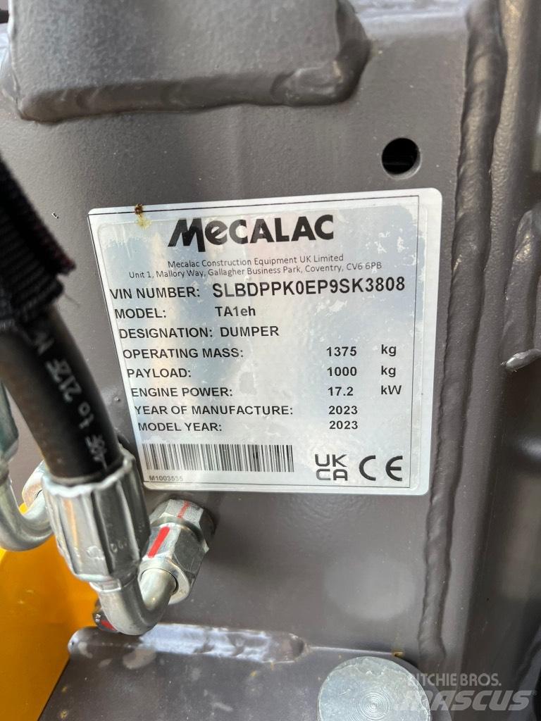 Mecalac TA 1 EH 铰接式自卸车