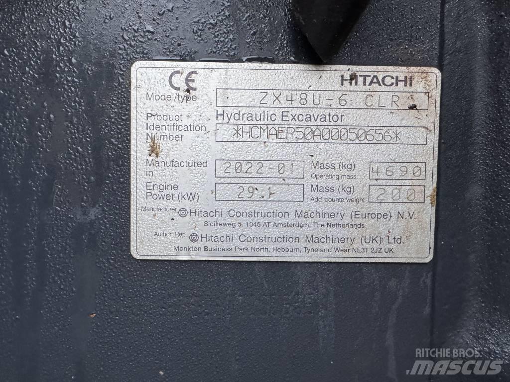 Hitachi ZX 48 U-6 小型挖掘机