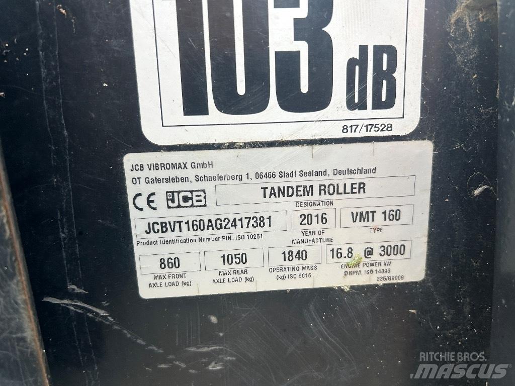 JCB VMT160-80 双轮压路机