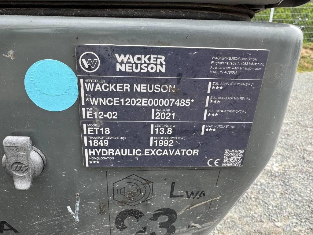 Wacker Neuson ET18 履带挖掘机