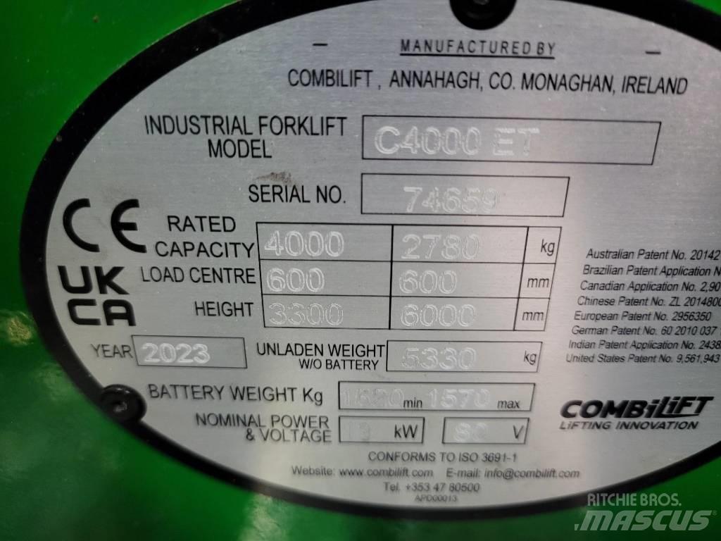 Combilift C4000ET 四轮前移式叉车