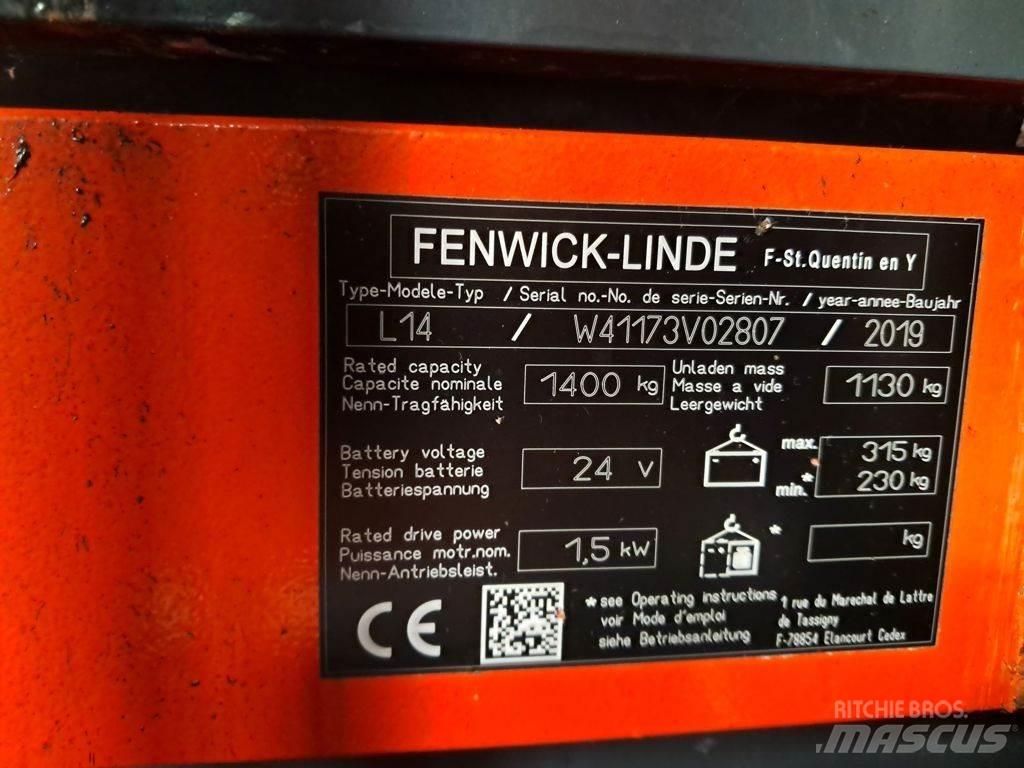 Linde L14 手推堆垛车