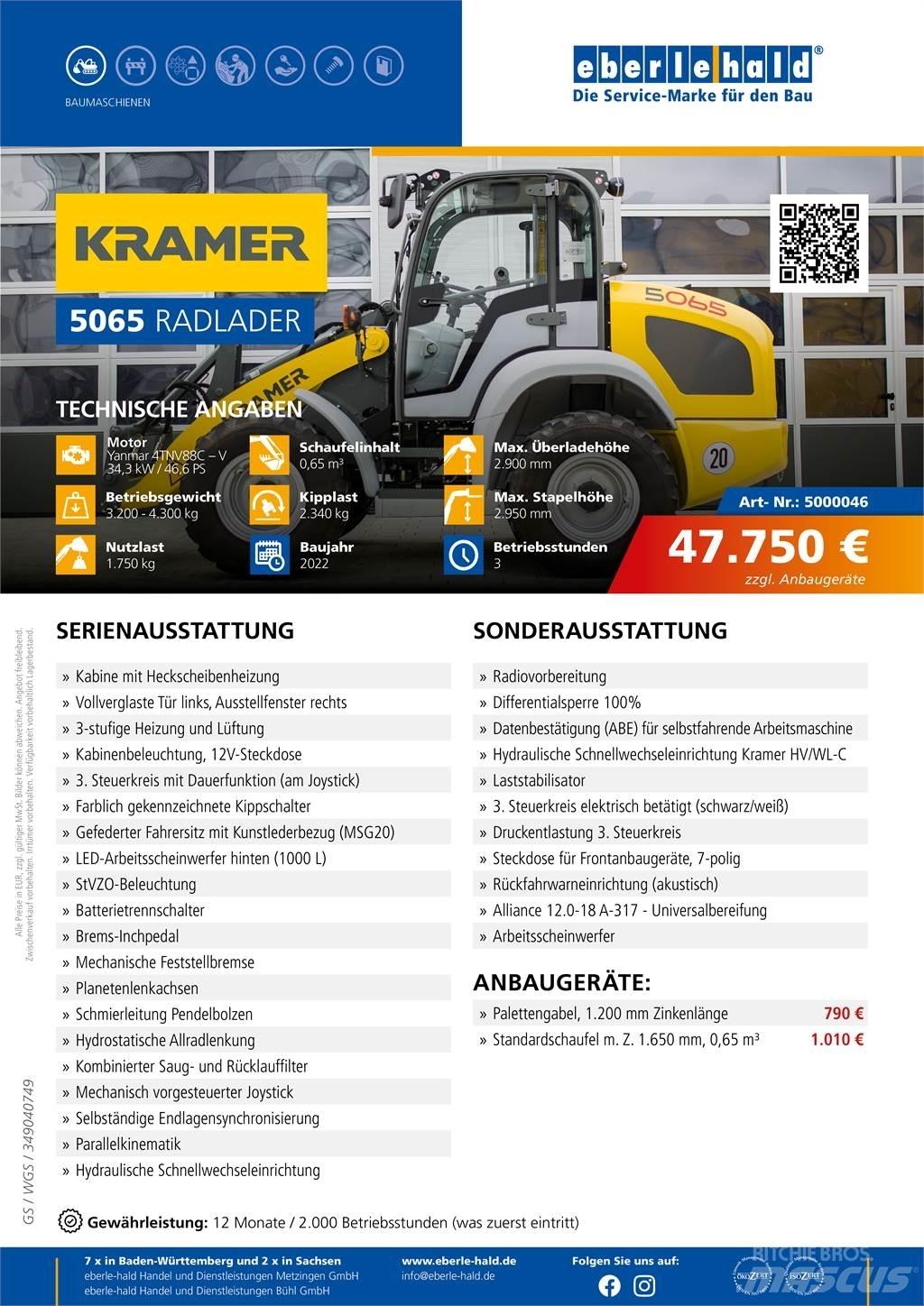 Kramer 5065 轮式装载机