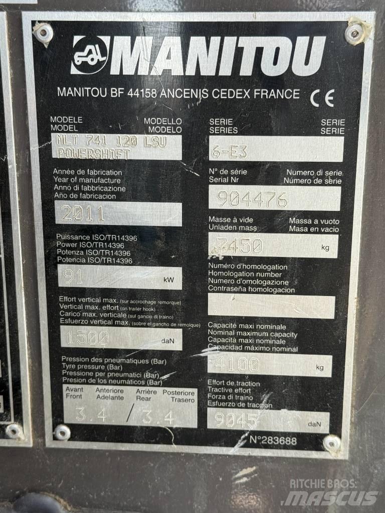 Manitou MLT 741-120 伸缩臂叉装车|叉装车