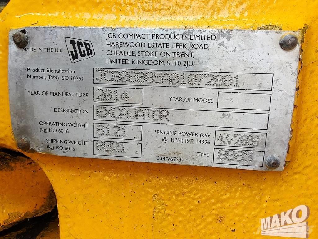 JCB 8085 ZTS 中型挖掘机