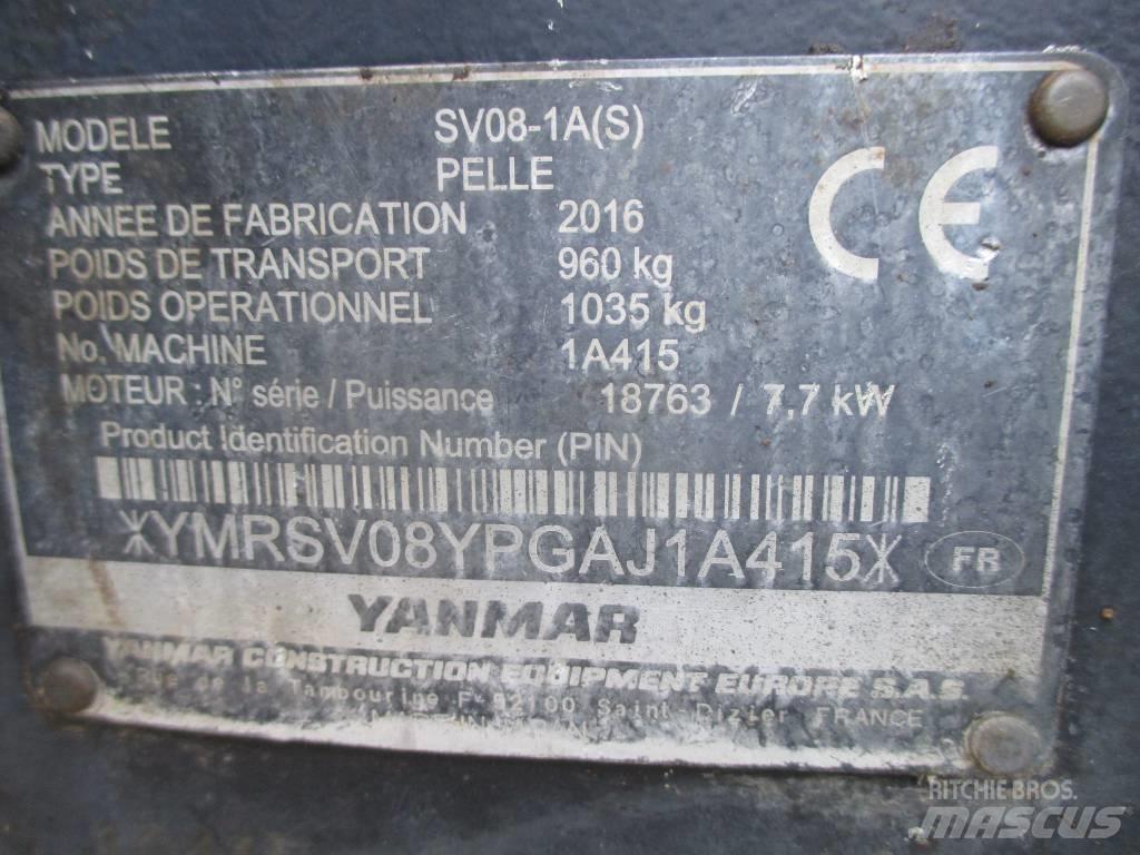 Yanmar SV 08-1 A 小型挖掘机