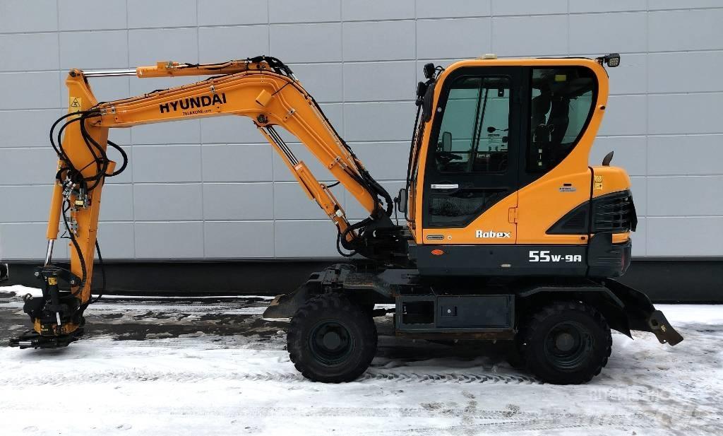 Hyundai 55W-9a 轮式挖掘机