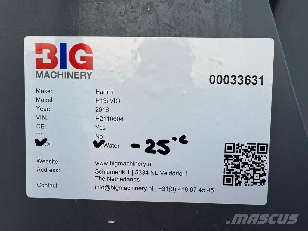 Hamm H13i VIO 单轮压路机