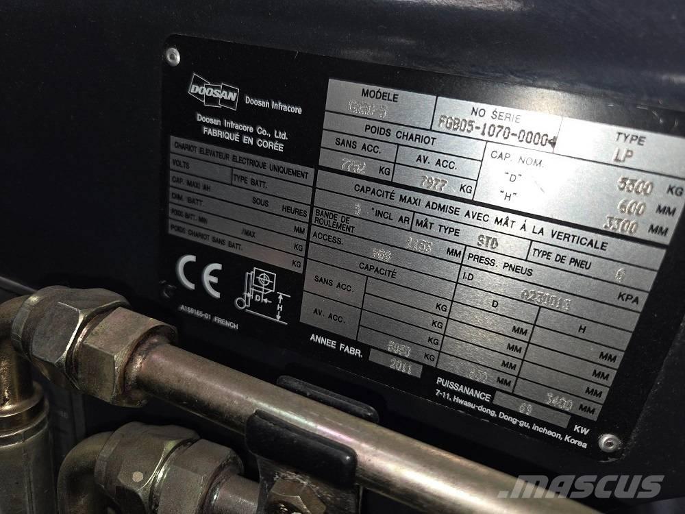 Doosan G 55 C-5 天然气叉车