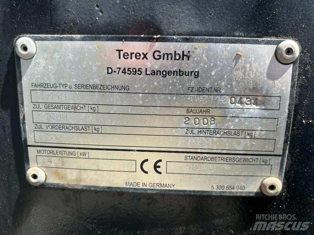 Terex TW 110 轮式挖掘机