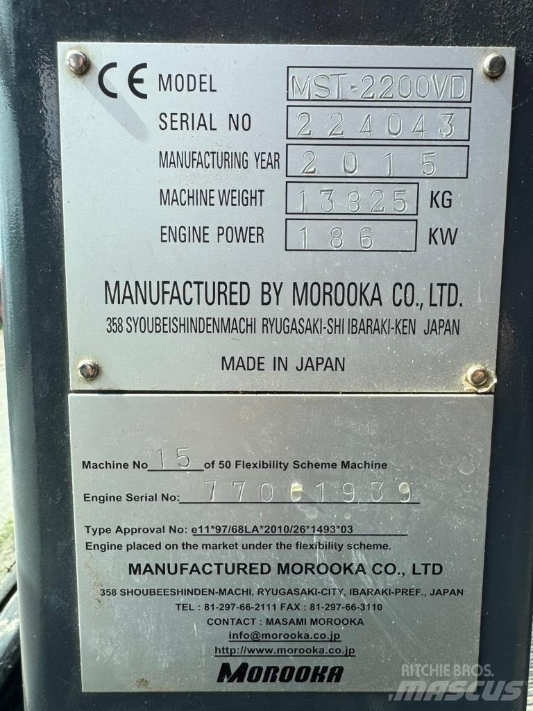 Morooka MST 2200 V D 履带式自卸车