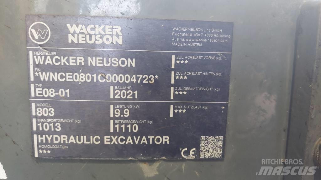 Wacker Neuson 803 履带挖掘机