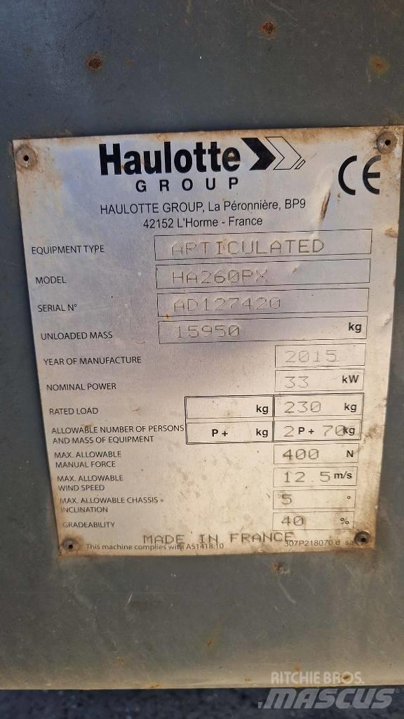 Haulotte HA 260 PX 曲臂高空工作平台