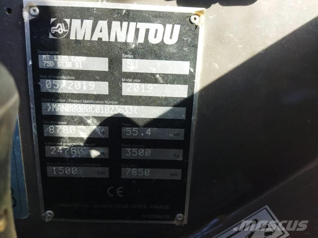 Manitou MT 1335 伸缩臂叉装车|叉装车