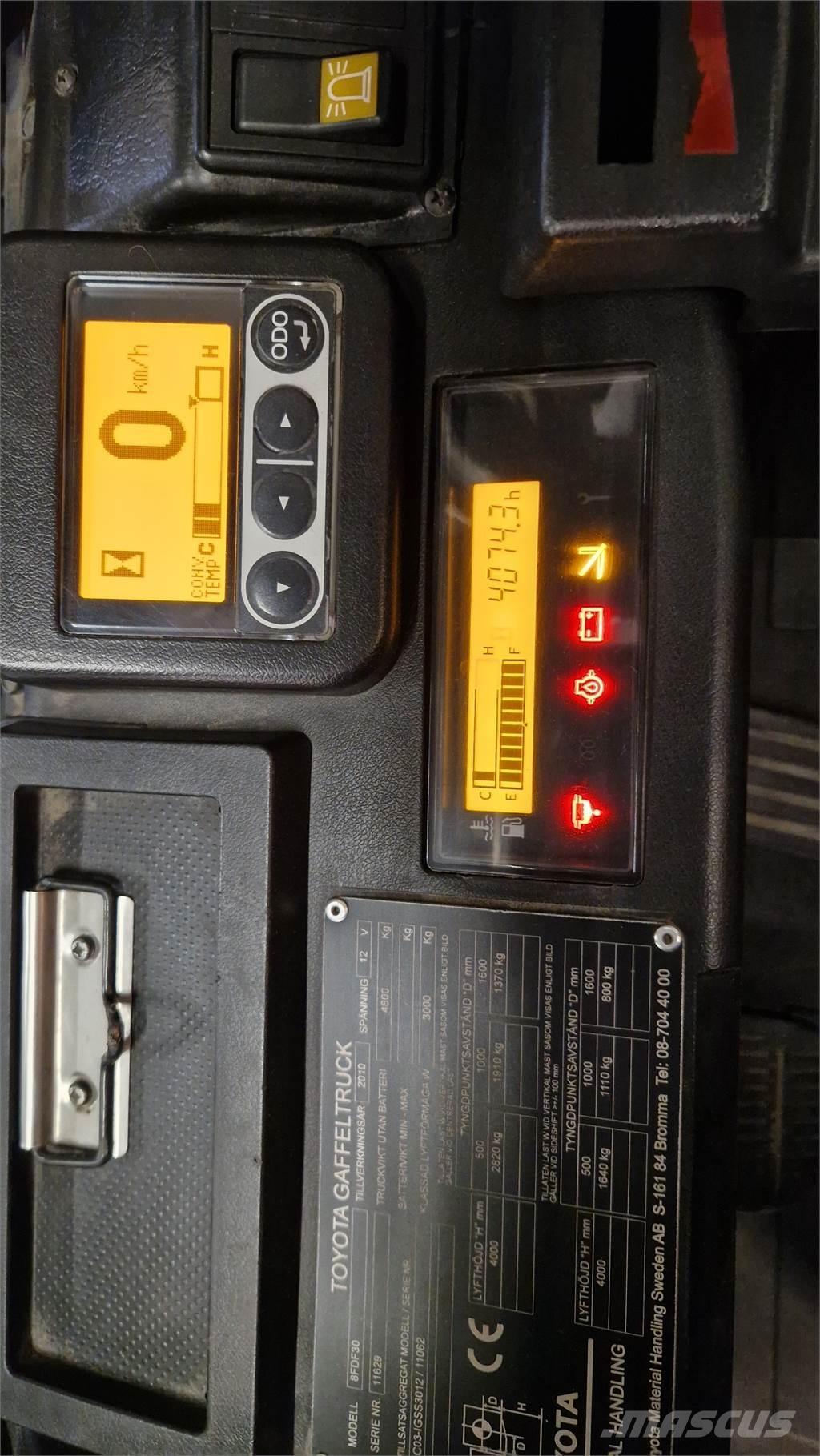 Toyota 8FDF30 柴油叉车