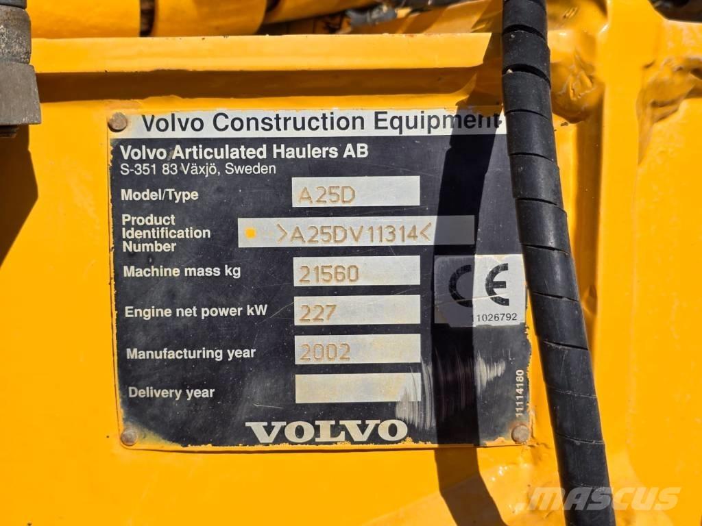 Volvo A25 D 翻斗车\公路型自卸车
