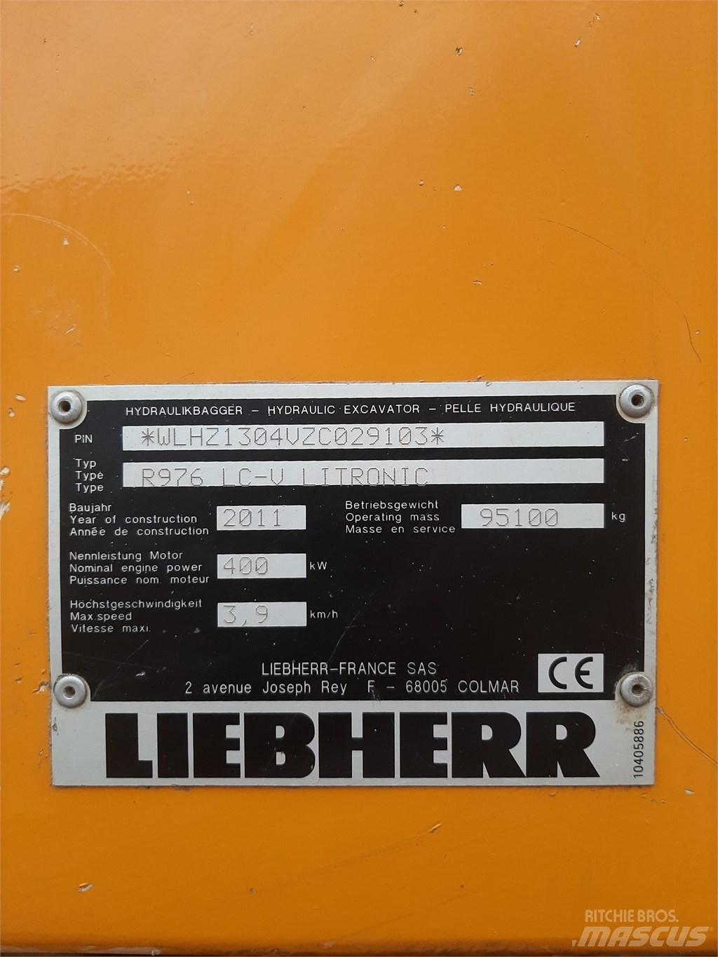 Liebherr 976 履带挖掘机