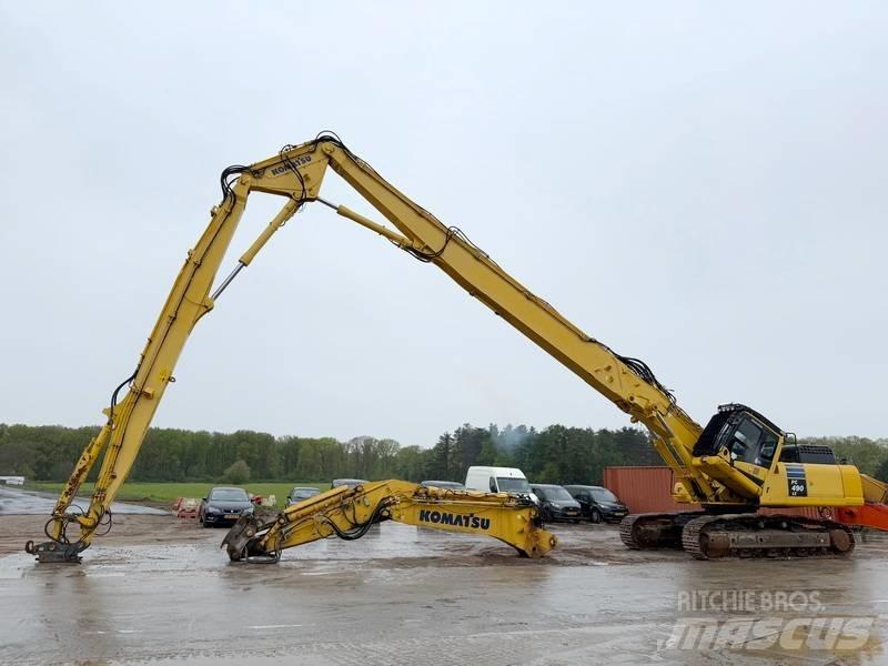 Komatsu PC490LC-10 组装挖掘机