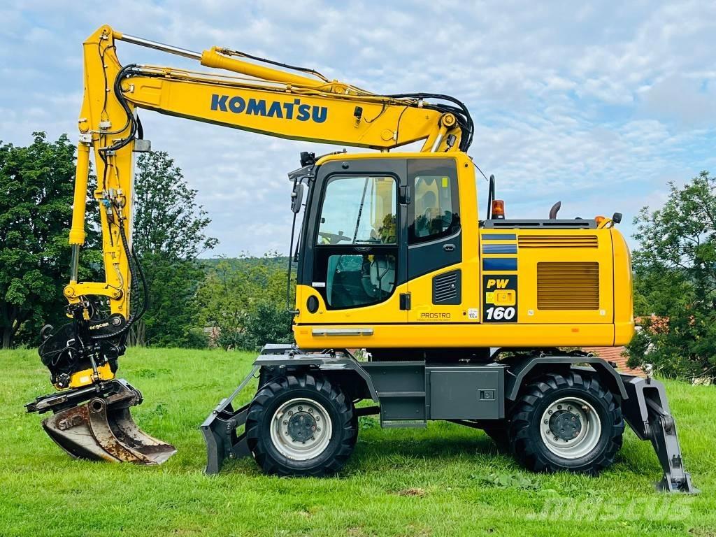 Komatsu PW 160 - 10 轮式挖掘机