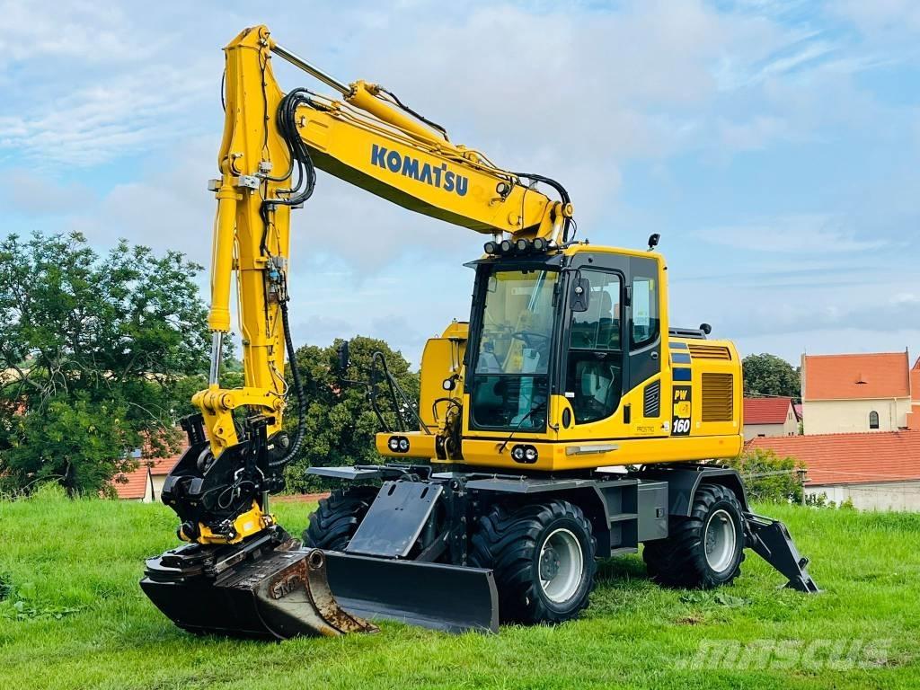 Komatsu PW 160 - 10 轮式挖掘机