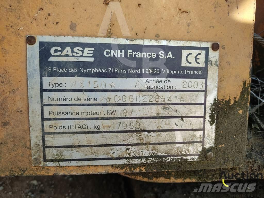 CASE WX 150 轮式挖掘机