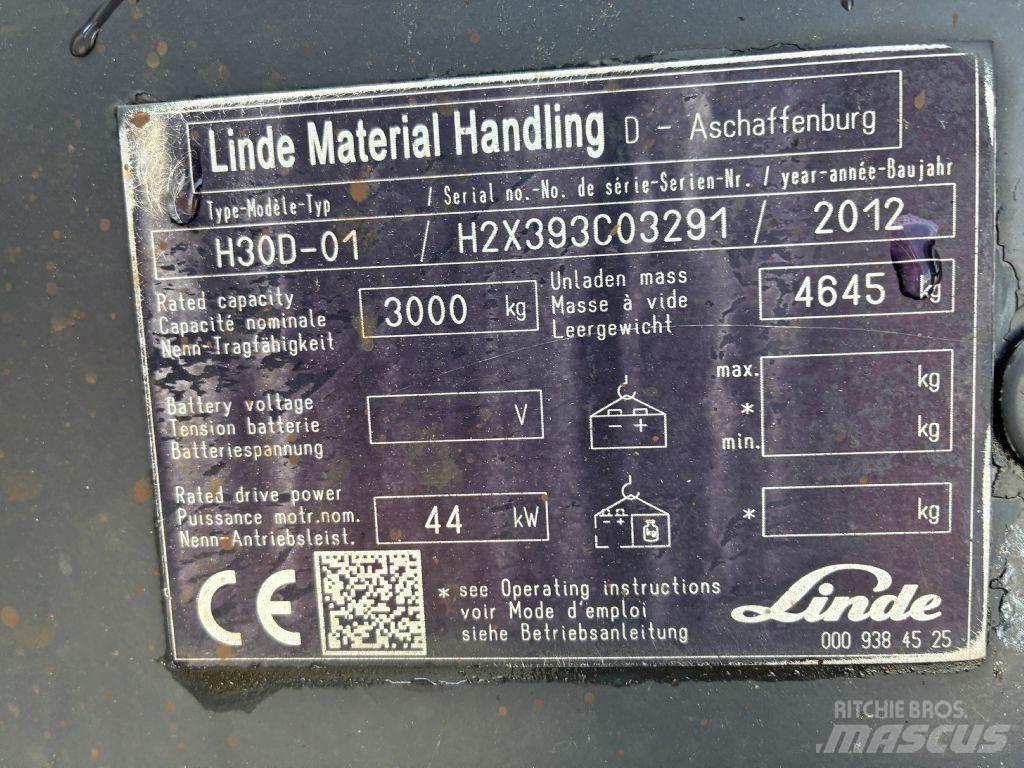 Linde H 30D01 柴油叉车