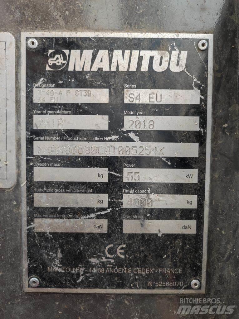 Manitou M 40.4 越野叉车|叉装车