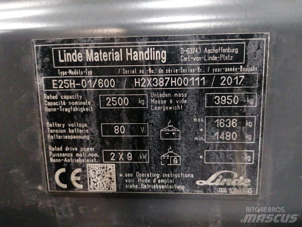 Linde E25H-01/600 电动叉车