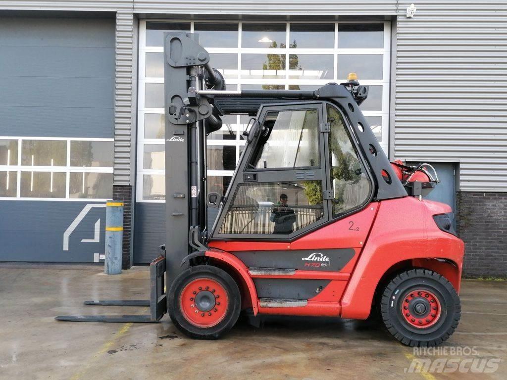 Linde H70T-01 天然气叉车