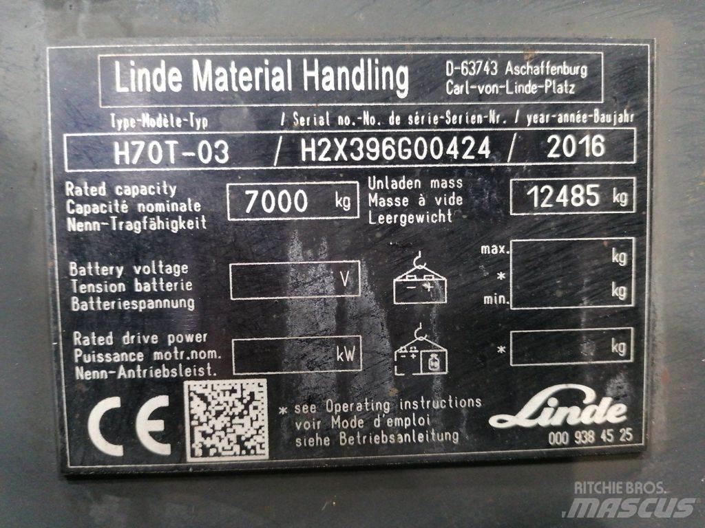 Linde H70T-01 天然气叉车