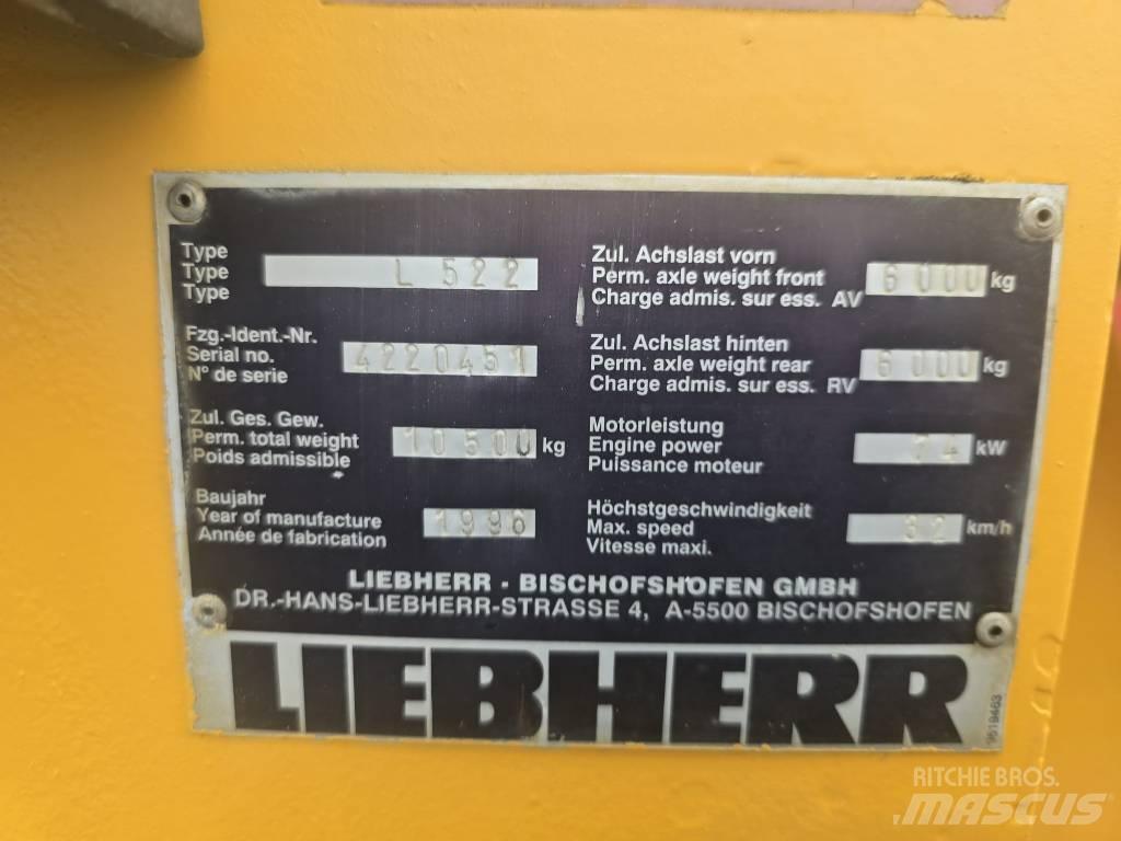 Liebherr L 522 拖拉机/农用车
