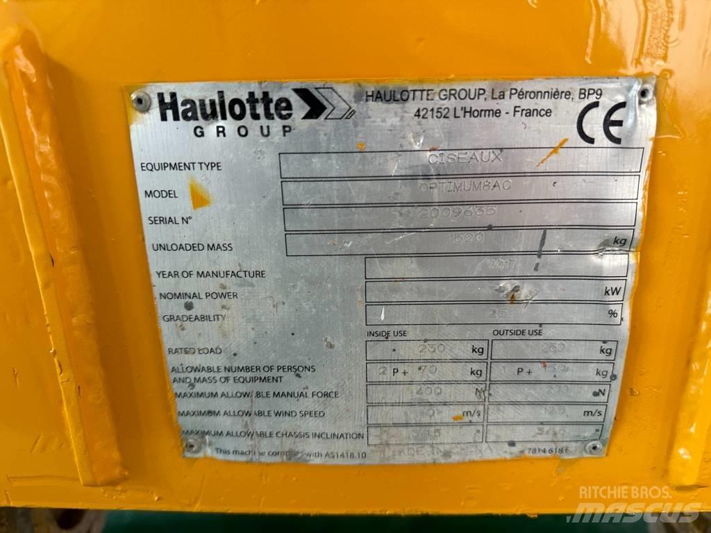 Haulotte OPTIMUM 8 剪叉式升降机