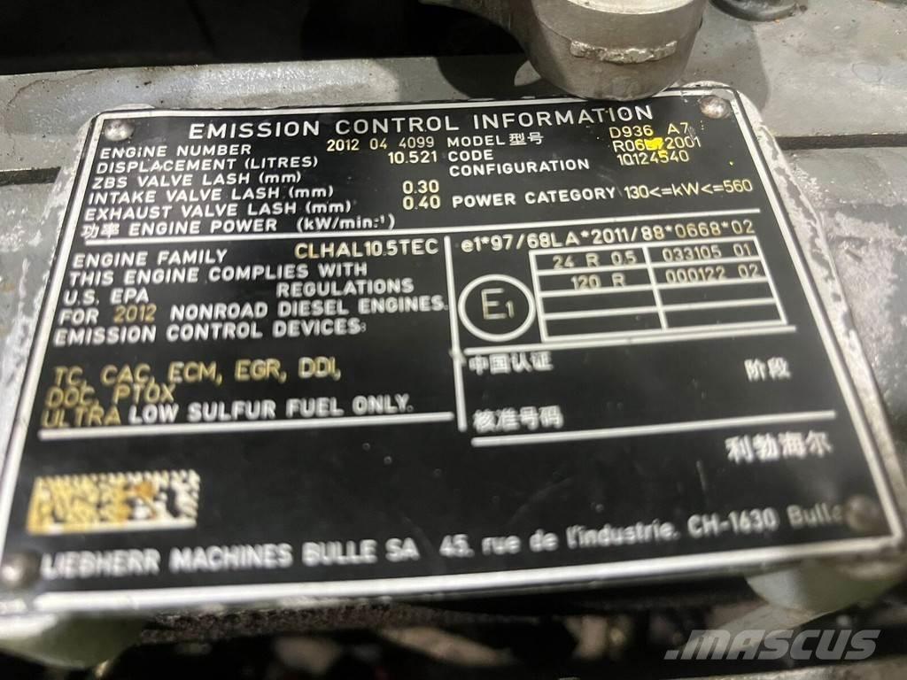 Liebherr D936 A7 发动机