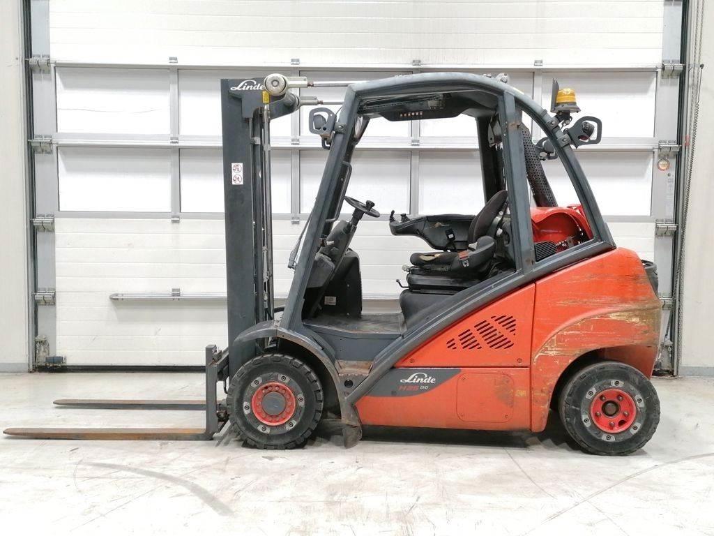 Linde H25T-02 天然气叉车