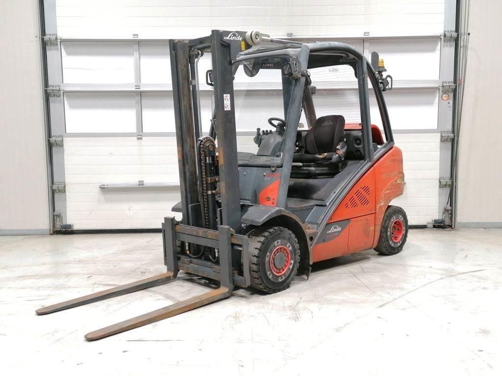 Linde H25T-02 天然气叉车
