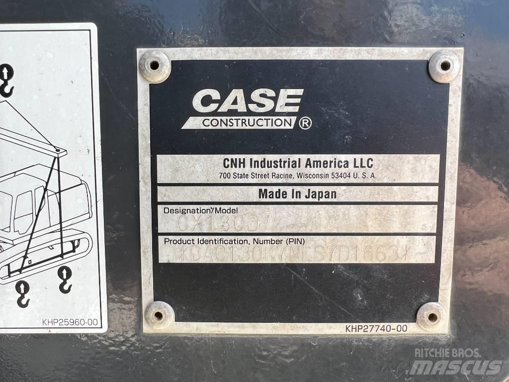 CASE CX 130 D 履带挖掘机