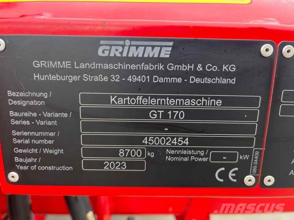 Grimme GT 170 马铃薯收获机