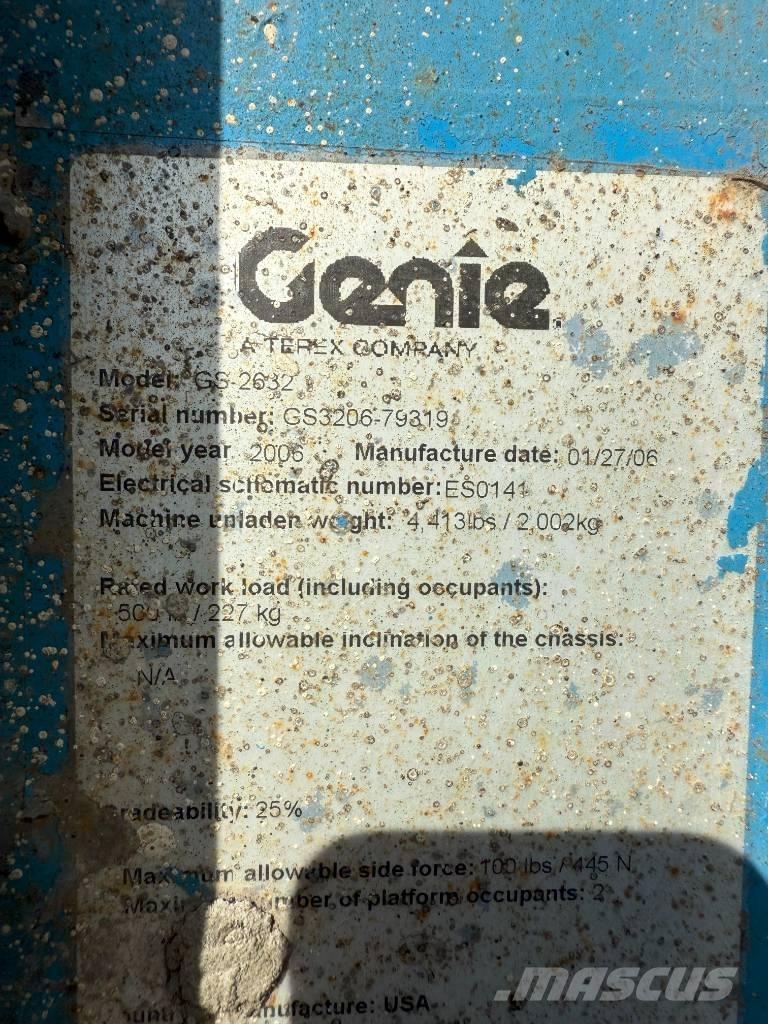 Genie GS 2632 剪叉式升降机
